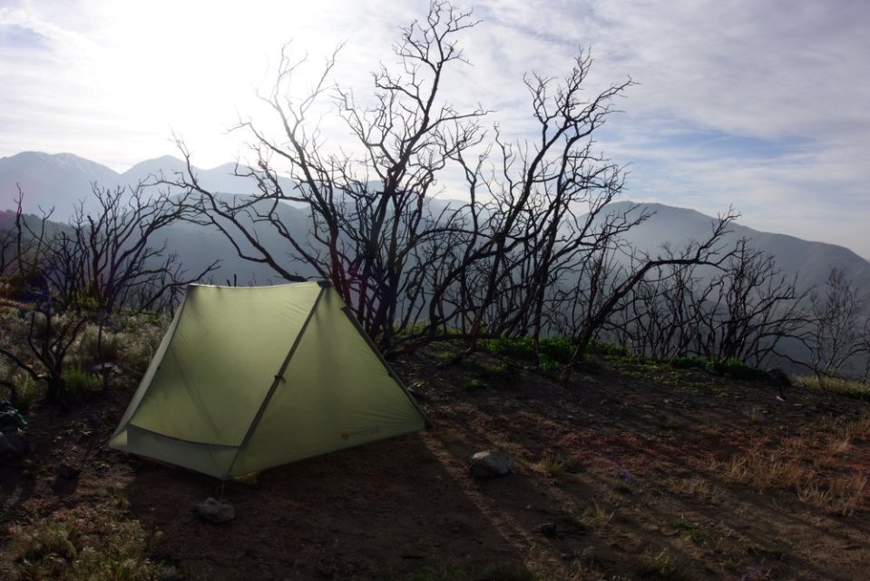  Welcome to my crib. I've only got one room. But the wilderness is my backyard. 