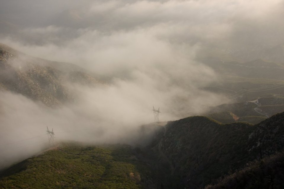  One of many magic mornings. Coming down the mountain before getting into Agua Dulce and Hiker Haven. 