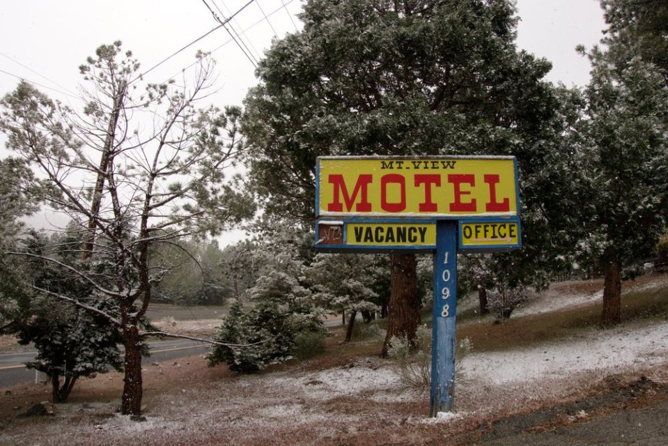  One of the many motels that become our home in the small towns we pass.&nbsp; 