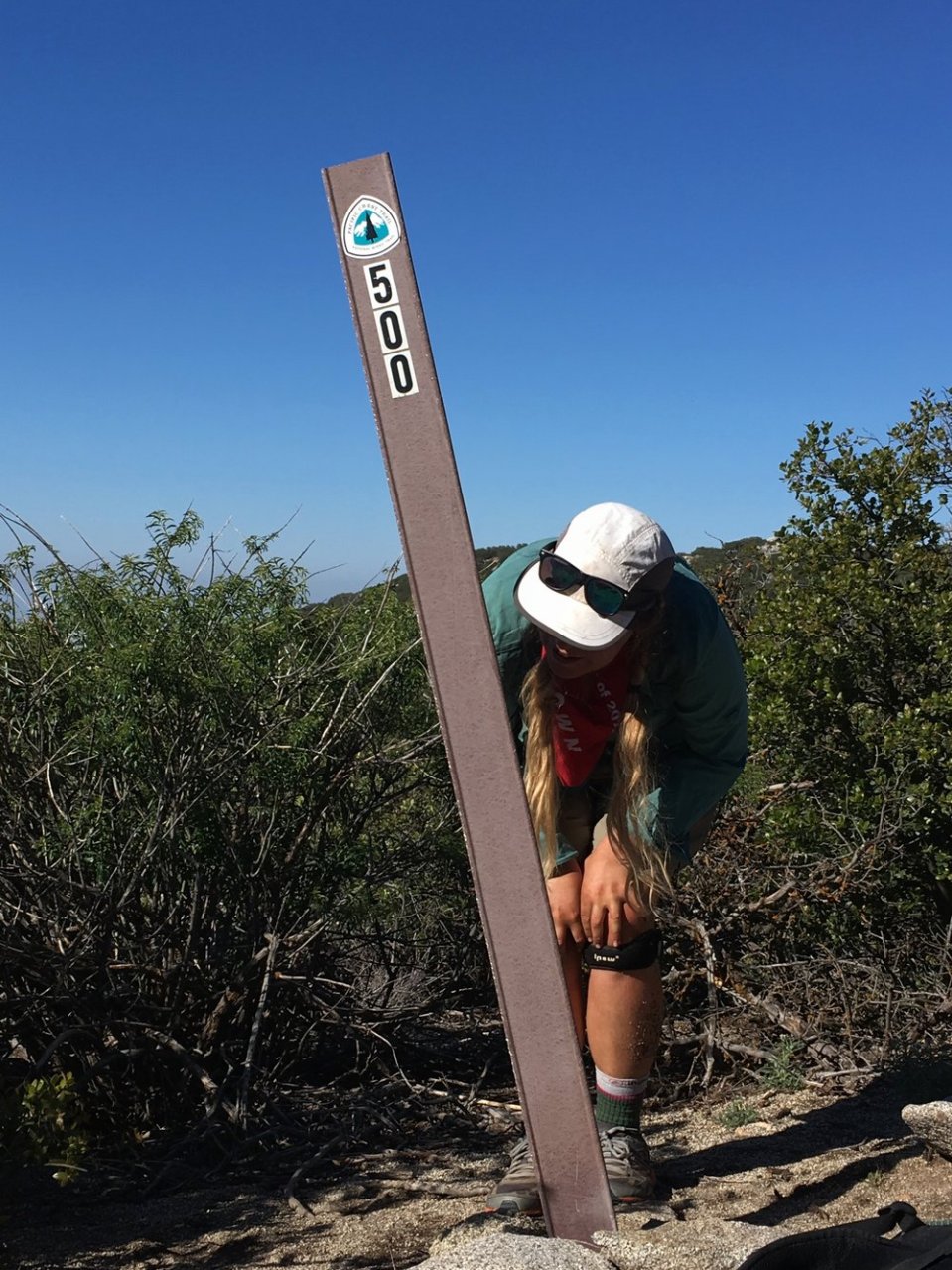  Hiding behind the 500 mile marker.&nbsp; 