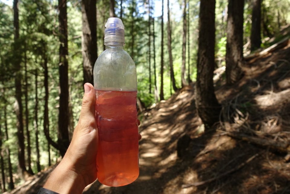  When you drink so much water everyday, the taste gets kind of.. boring. Enter drink mix! This is peach ice tea. 