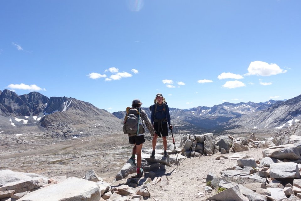  One of many failed photos on top of Mather Pass.&nbsp; 