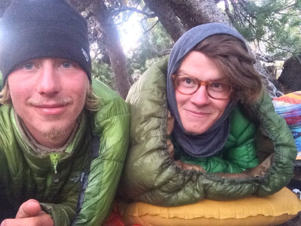  All cozied up.&nbsp; 